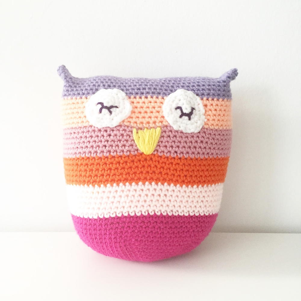 Owl Pillow Allfreecrochet Com