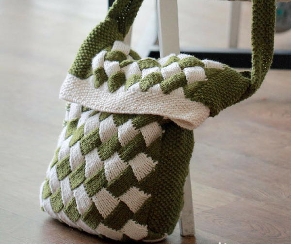 Entrelac Messenger Bag Entrelac Messenger Bag