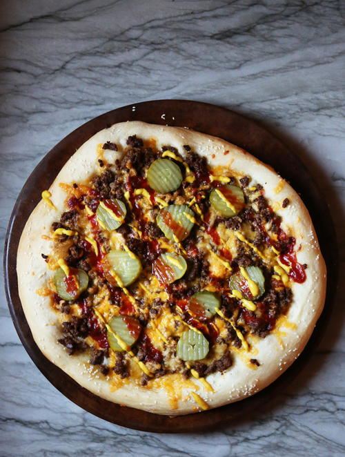 Cheeseburger Pizza Cheeseburger Pizza