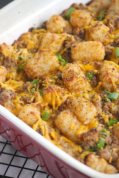 Simple Taco Tater Casserole Simple Taco Tater Casserole