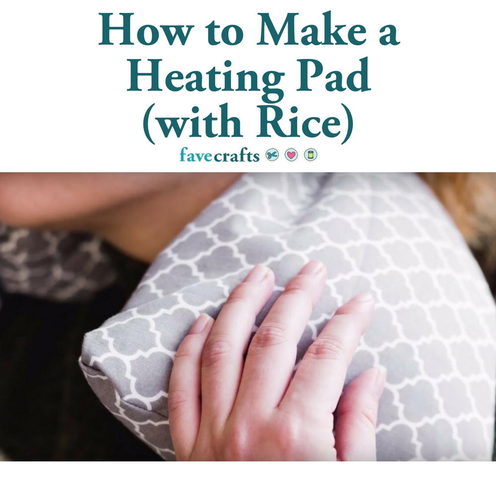 How to Make a DIY Heating Pad (With Rice)