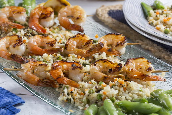 Sizzlin Spring Shrimp Skewers