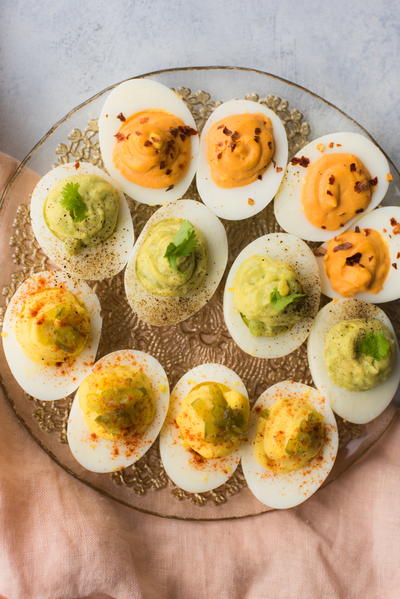 Guacamole Deviled Eggs Guacamole Deviled Eggs