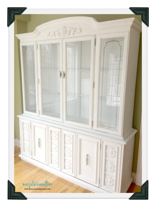 Chalked Paint Hutch and Buffet Chalked Paint Hutch and Buffet