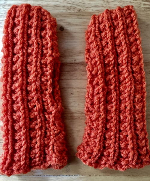 Garden Orange Wristers Garden Orange Wristers