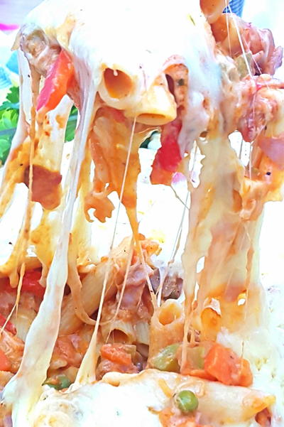 Creamy Baked Pasta with Ham Creamy Baked Pasta with Ham