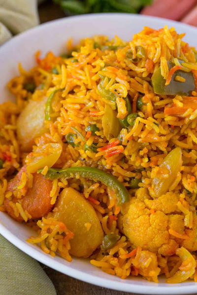 Easy Vegetable Biryani Easy Vegetable Biryani