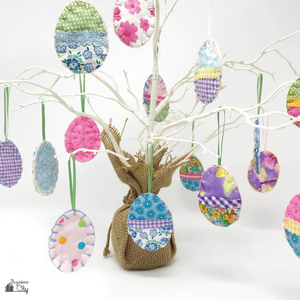 Easter Egg Ornaments AllFreeSewing