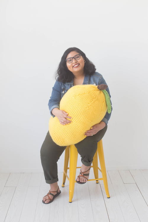 Lemon Pillow Knitting Pattern Lemon Pillow Knitting Pattern