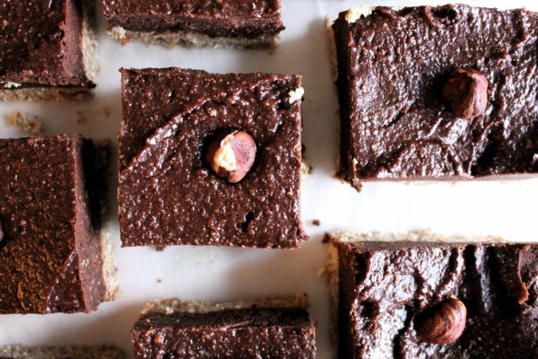 Chocolate Hazelnut Fudge Bars Chocolate Hazelnut Fudge Bars