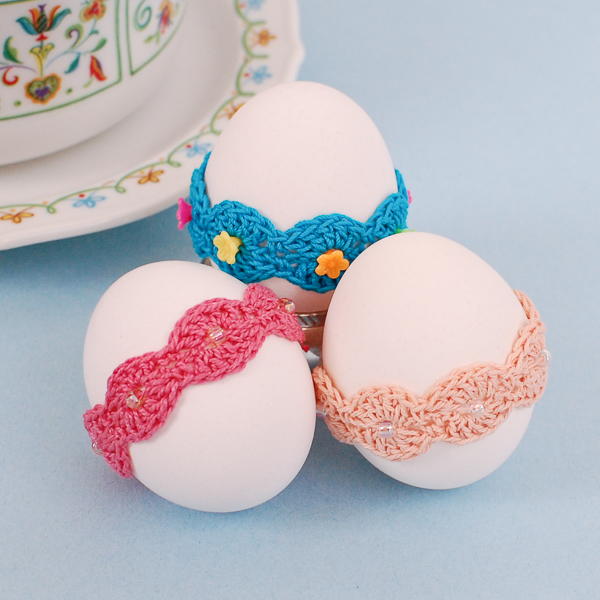 Lace Wrap Egg Decor Lace Wrap Egg Decor