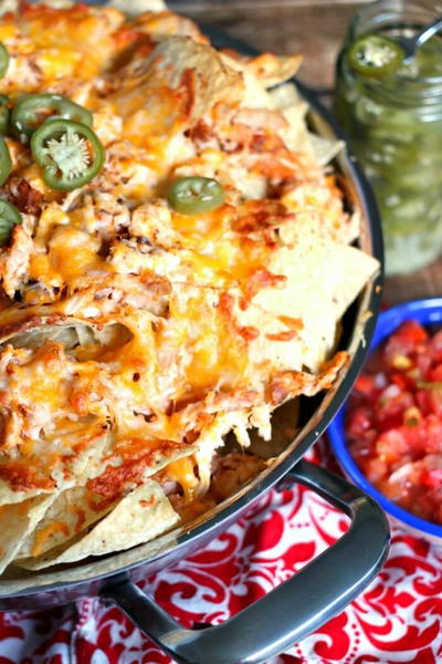 Easy Chicken Nachos Easy Chicken Nachos