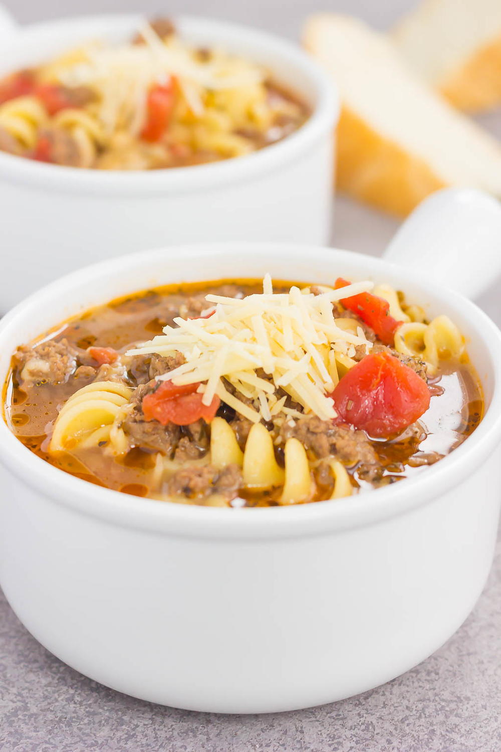 One Pot Lasagna Soup | FaveSouthernRecipes.com