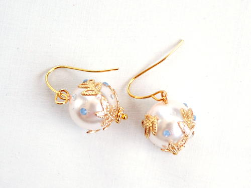 Embellished Pearl Earrings Embellished Pearl Earrings
