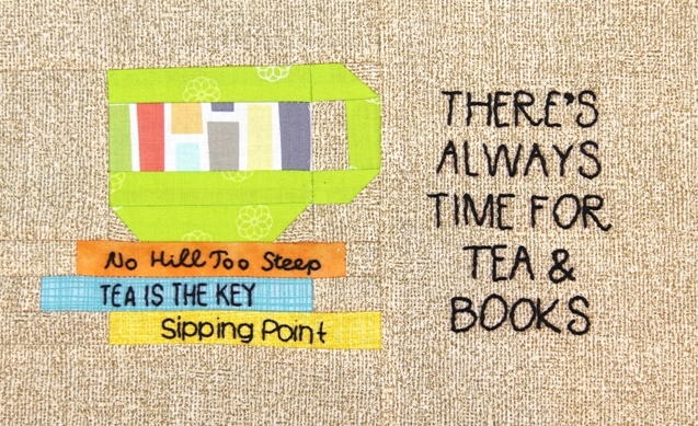 Tea and Books Mug Mat Tea and Books Mug Mat
