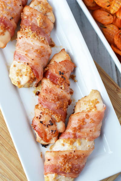 Bacon Wrapped Chicken Tenders Bacon Wrapped Chicken Tenders