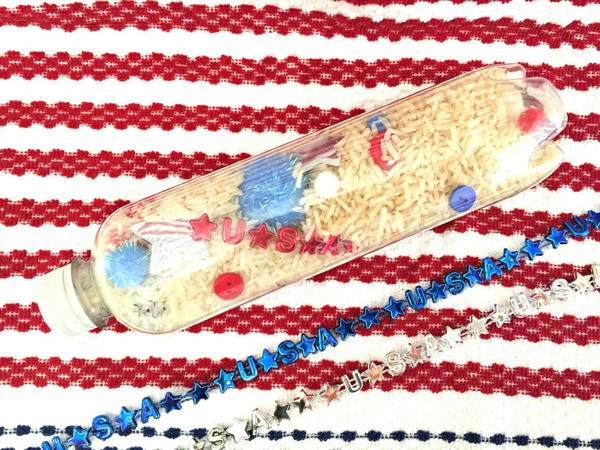 Easy 4th of July Sensory Bottles Easy 4th of July Sensory Bottles