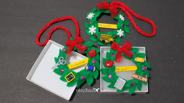 Mini Wreath Christmas Gift Diy Mini Wreath Christmas Gift Diy