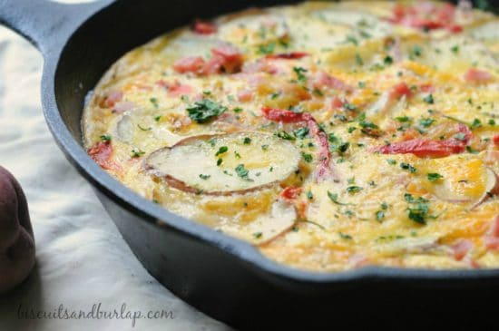 Ham and Potato Frittata Ham and Potato Frittata