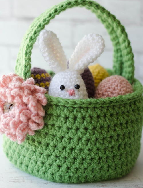 Crochet Easter Basket Crochet Easter Basket