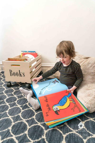 Upcycled Crate Rolling Storage Upcycled Crate Rolling Storage