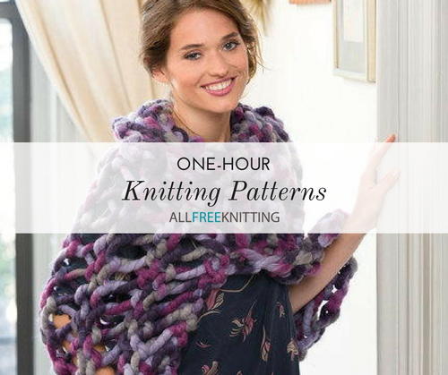 20 One Hour Knitting Patterns