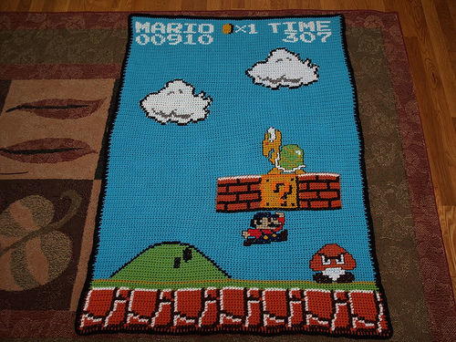 Super Mario Afghan Super Mario Afghan