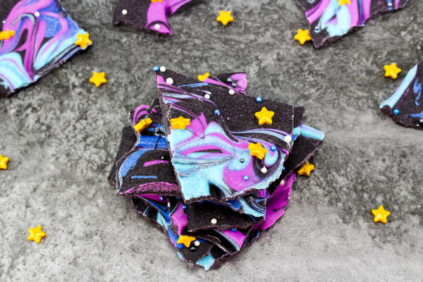 Chocolate Galaxy Bark Chocolate Galaxy Bark