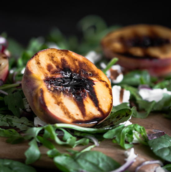 Grilled Nectarine and Peach Salad Grilled Nectarine and Peach Salad