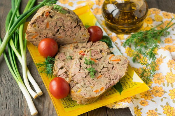 Brawn with Chicken Liver and Vegetables Brawn with Chicken Liver and Vegetables