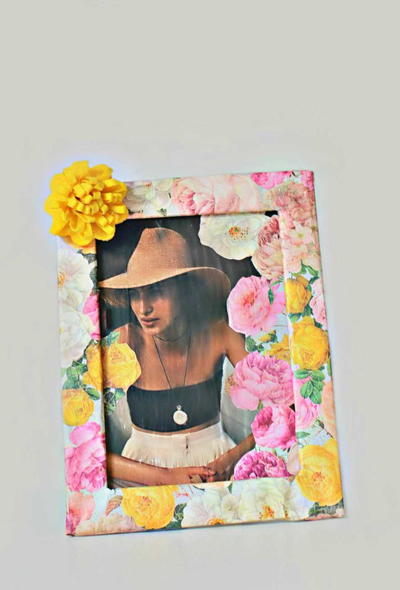 Floral Picture Frame