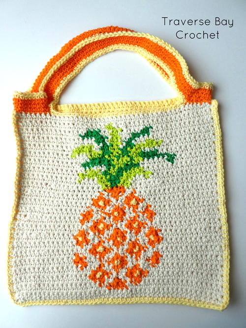 Pineapple Tote Bag Pineapple Tote Bag