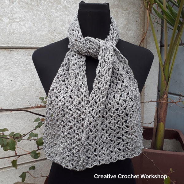 Lacy Rainy Grey Scarf Lacy Rainy Grey Scarf