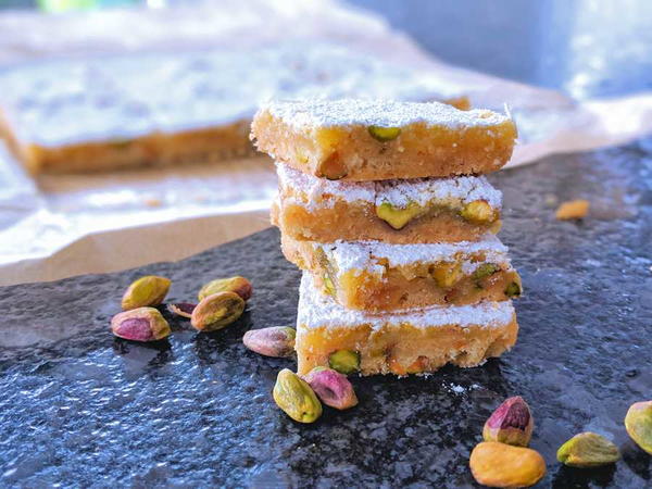 Pistachio lemon bars Pistachio lemon bars