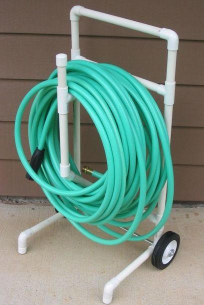 PVC Garden Hose Caddy PVC Garden Hose Caddy