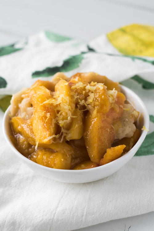 One Hour Bisquick Peach Cobbler One Hour Bisquick Peach Cobbler