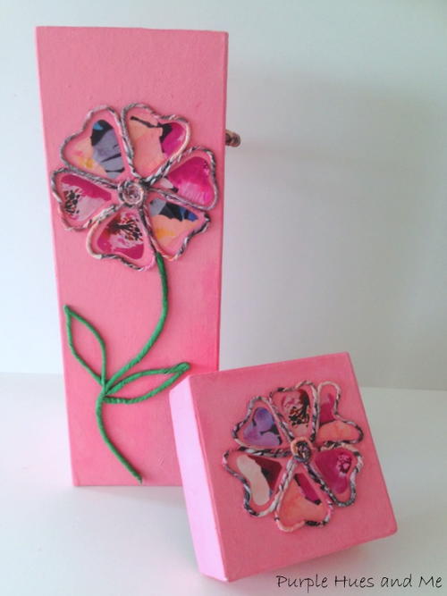 Twisted Paper Napkin Flower Motif Twisted Paper Napkin Flower Motif_2