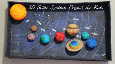 How to make 3D Solar System Project for Kids 