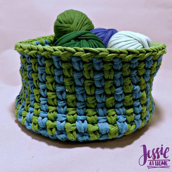 Linen Stitch Basket Linen Stitch Basket
