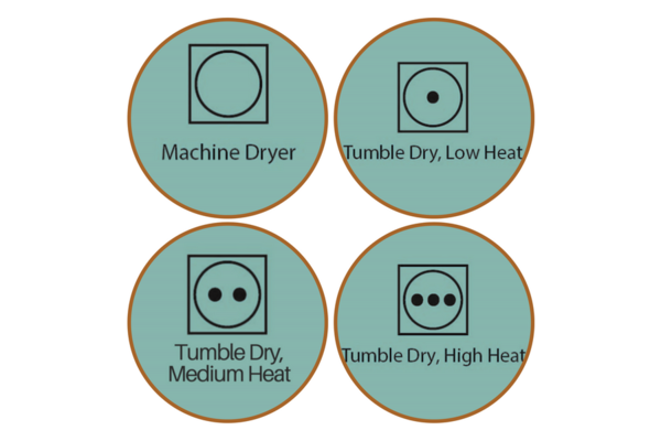 Machine Drying Symbols