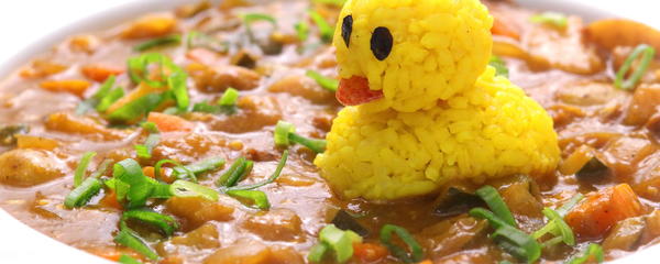 Japanese Vegetable Curry with Duck Sushi Rice Balls Japanese Vegetable Curry with Duck Sushi Rice Balls