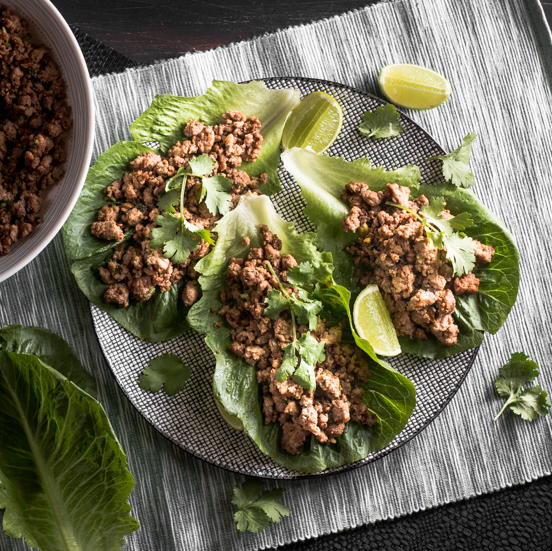 Spicy Beef Lettuce Wraps Spicy Beef Lettuce Wraps