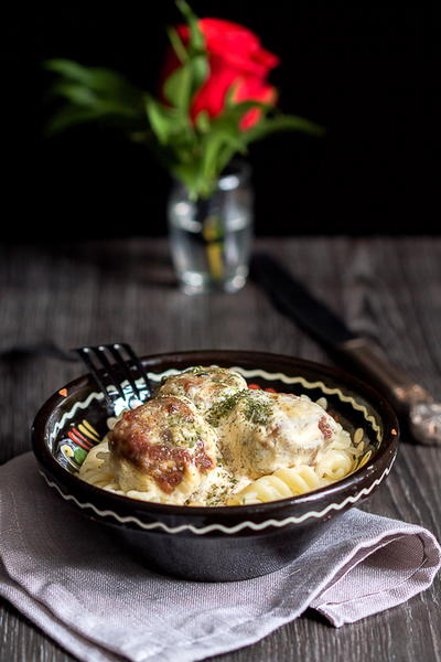 Homemade Meatballs in White Sauce Homemade Meatballs in White Sauce