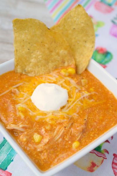 Slow Cooker Chicken Enchilada Soup Slow Cooker Chicken Enchilada Soup