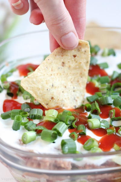 Fiesta-Inspired Seven Layer Bean Dip Fiesta-Inspired Seven Layer Bean Dip