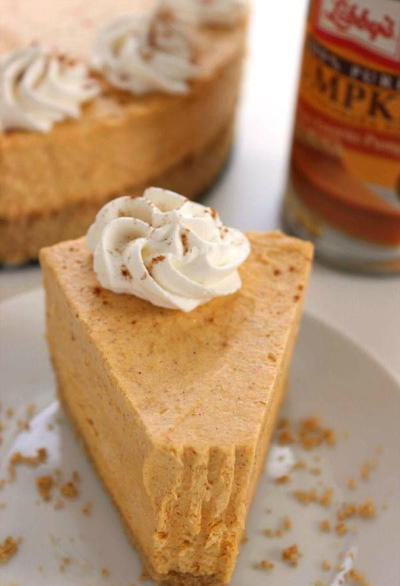 Diet Recipe of No-Bake Pumpkin Cheesecake