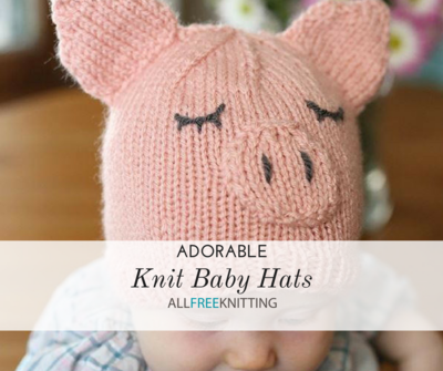 34+ Adorable Knit Baby Hats