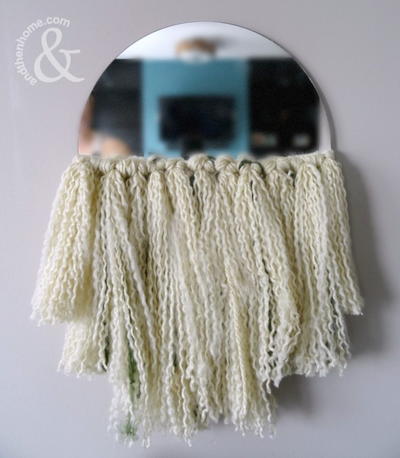 Trending - Yarn Fringed Mirror