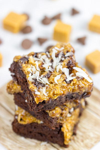 Samoa Brownies Samoa Brownies
