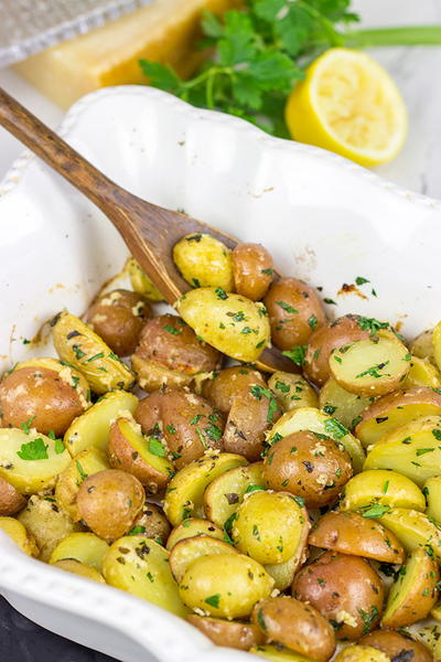 Lemon Parmesan Roasted Potatoes Lemon Parmesan Roasted Potatoes
